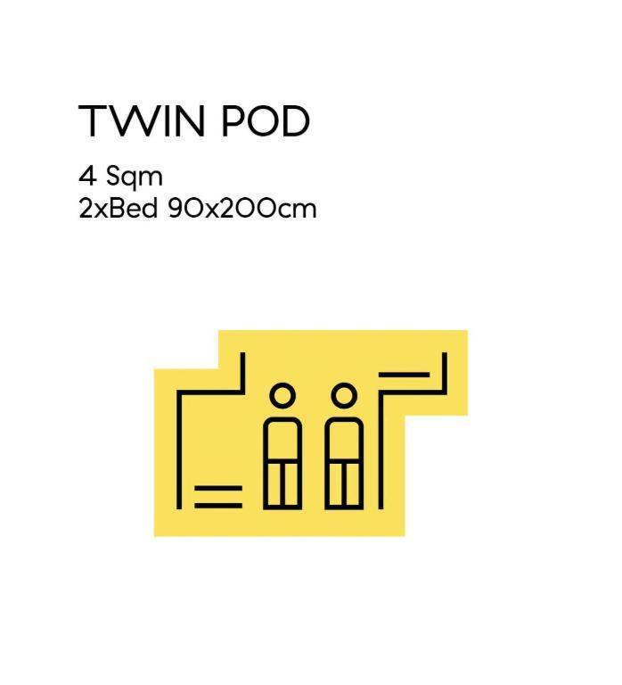 Wom Beach Pod Hotel - A Member Of Brown Hotels Tel Aviv Bilik gambar